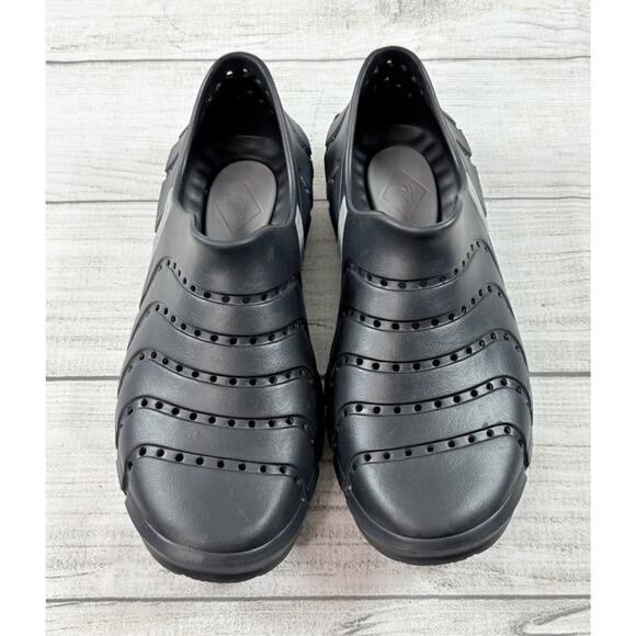 Sperry Water Strider Black Rubber Slip On Shoe Mens Size 7 Women's Size 8 - Picture 6 of 7
